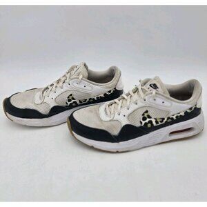 Nike Womens Air Max SC‎ LP Casual Sneakers 8.5 DC5200 Leopard Animal Print White